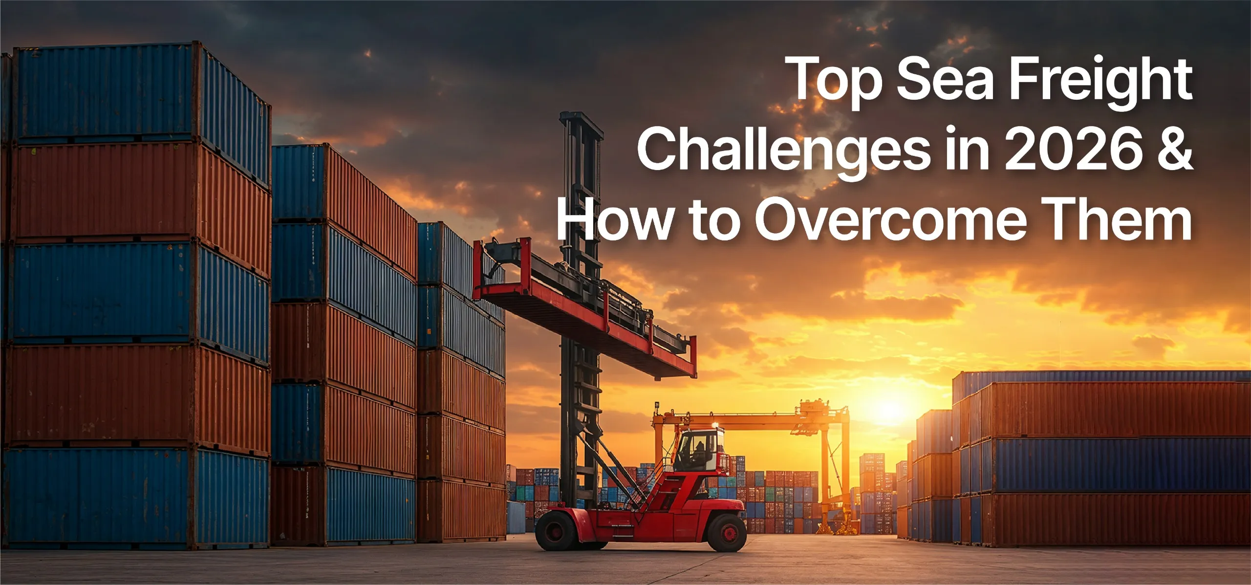 Overcoming Sea Freight Challenges in 2026: Guide